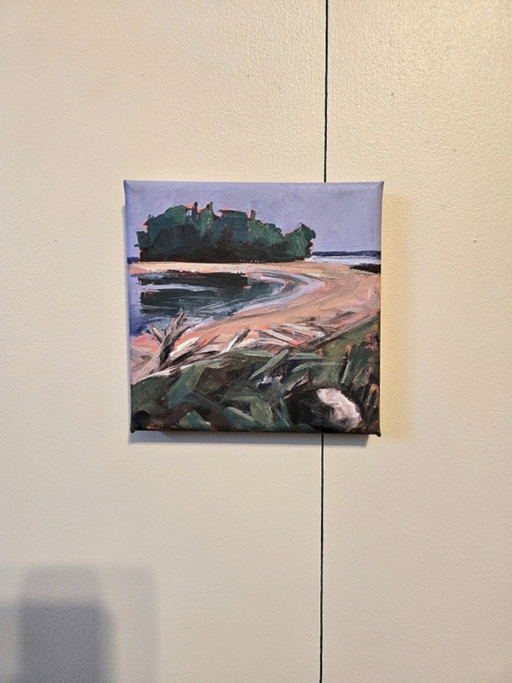 Coastal Landscape Original Acrylic - Mini Painting
